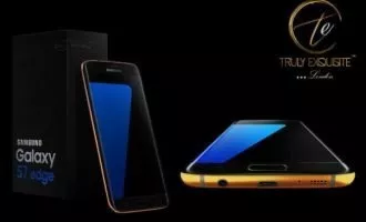 گلکسی s7 با بدنه طلایی و پلاتینی