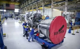 پیشرانه موشک جدید بلو اورجین