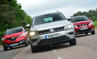 Volkswagen Tiguan vs Renault Kadjar vs Nissan Qashqai