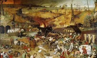 مرگ و میر در اروپا به خاطر طاعون