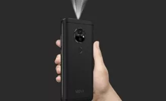 معرفی موبایل Moviphone با ویدیو پروژکتور داخلی