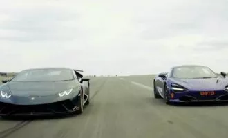 McLaren 720S v Huracan Performante - BOTB Drag Race (1)