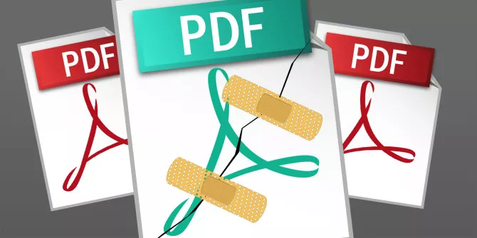 بازیابی فایل PDF