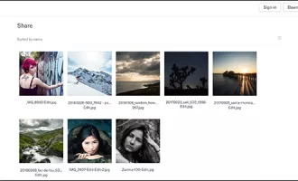 اشتراک گذاری تصاویر با کیفیت
