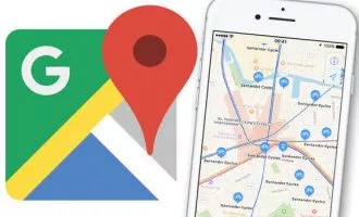 پیام رسانی در گوگل مپس