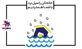 کمک مهربانه به سیل زدگان