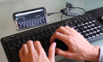 اتصال کیبورد به گوشی