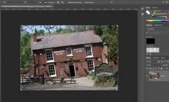 صاف کردن عکس های کج در فتوشاپ