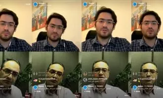مانی قاسمی فرید فولادی همکاران سیستم مصاحبه گفتگو