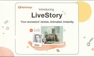 قابلیت LiveStory در اپ MyHeritage