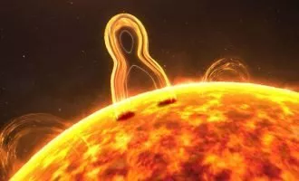 انفجار مغناطیسی خورشید