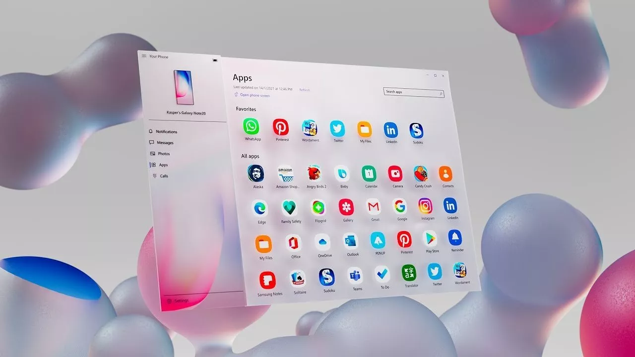 اپلیکیشن Your Phone ویندوز