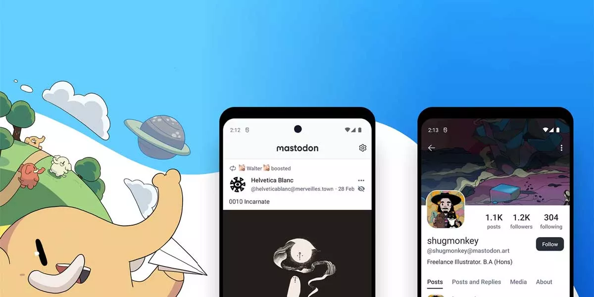 برنامه Mastodon