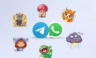 انتقال استیکر تلگرام به واتساپ
