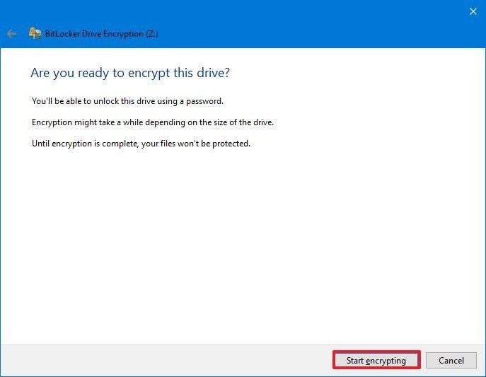 فعالسازی BitLocker برای هارد دیسک مجازی