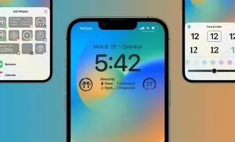 شخصی سازی لاک اسکرین آیفون