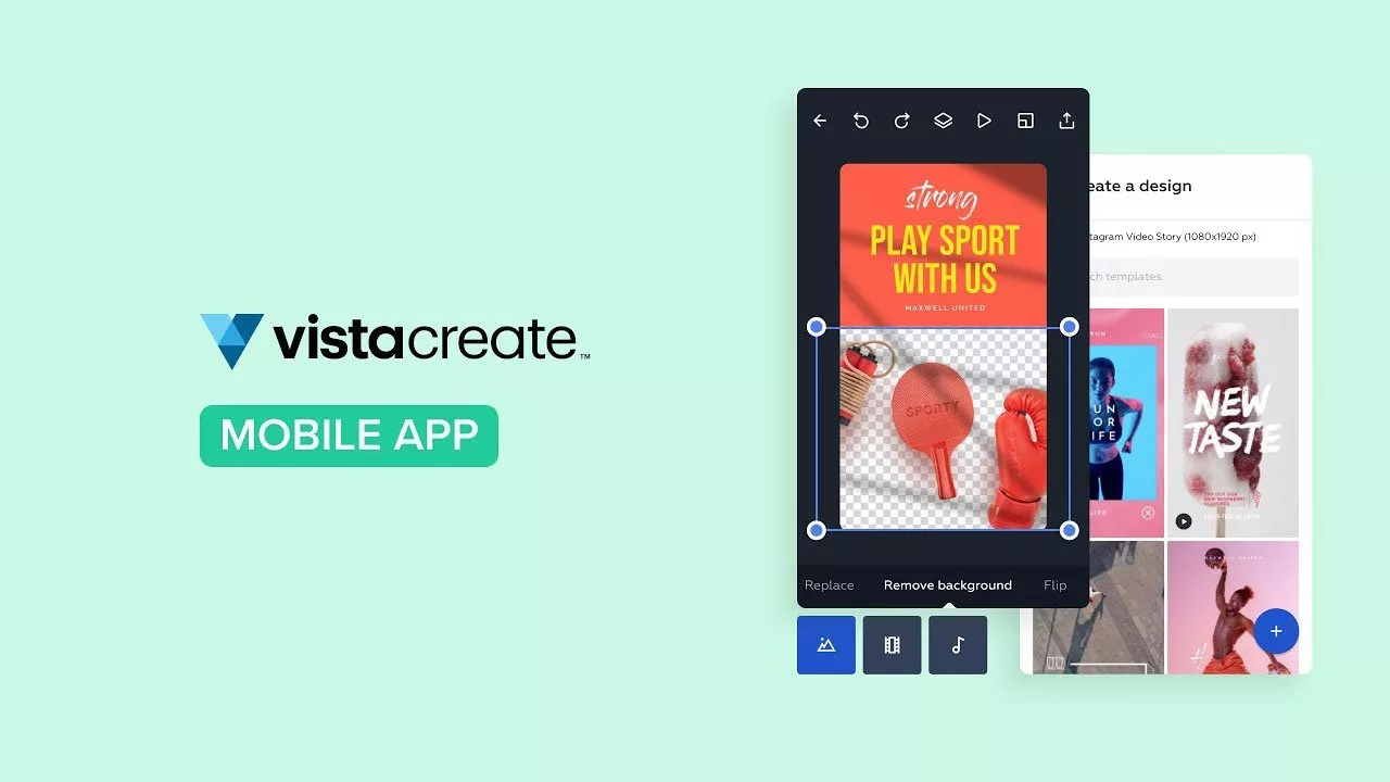 برنامه Vista Create