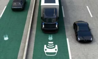 جاده با شارژ بیسیم خودرو