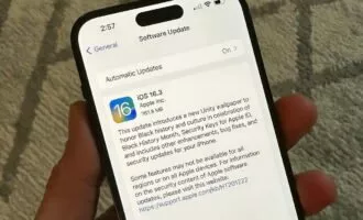 آپدیت iOS 16.3