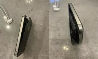 آیفون 4 آتش گرفتن