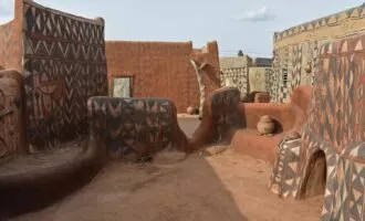 خانه های گلی مردم کاسنا