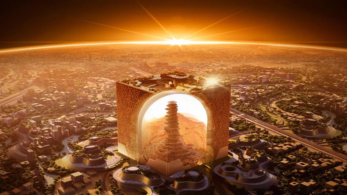 آسمان خراش مکعب عربستان