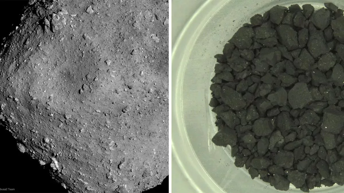 نمونه‌های سیارک Ryugu