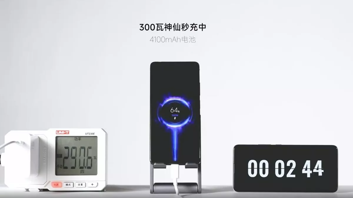 فناوری شارژ 300 واتی ردمی