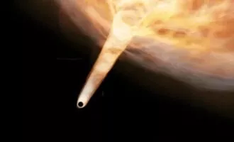 خروج سیاه‌چاله از کهکشان