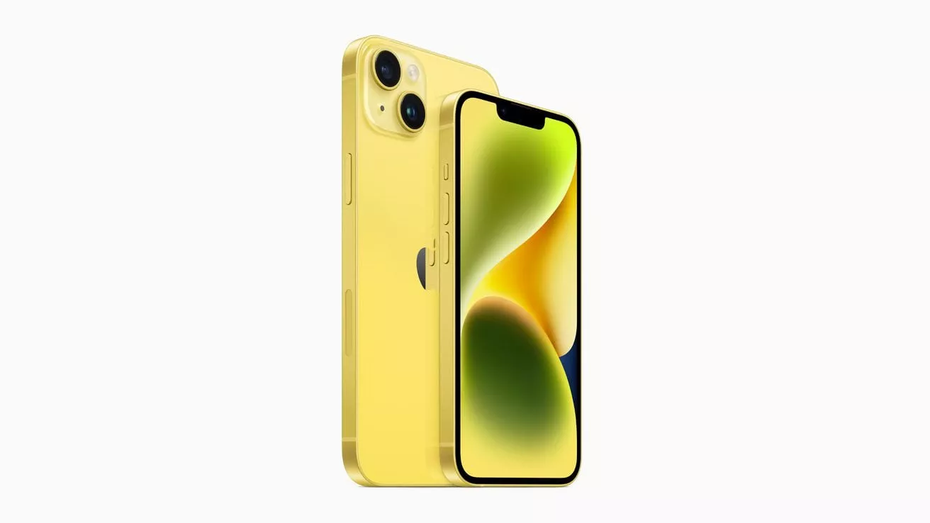 آیفون 14 زردرنگ