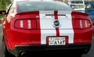 پلاک گذاری خودروهای گذرموقت