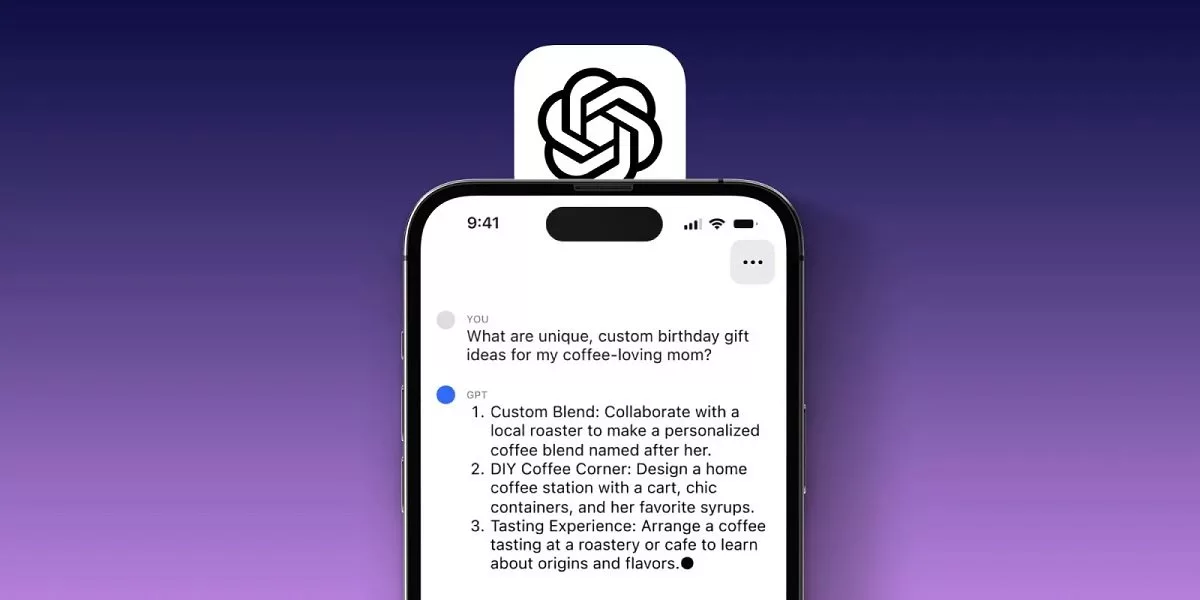 اپلیکیشن ChatGPT آیفون