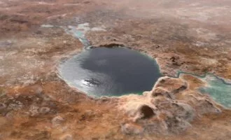 دریاچه در مریخ