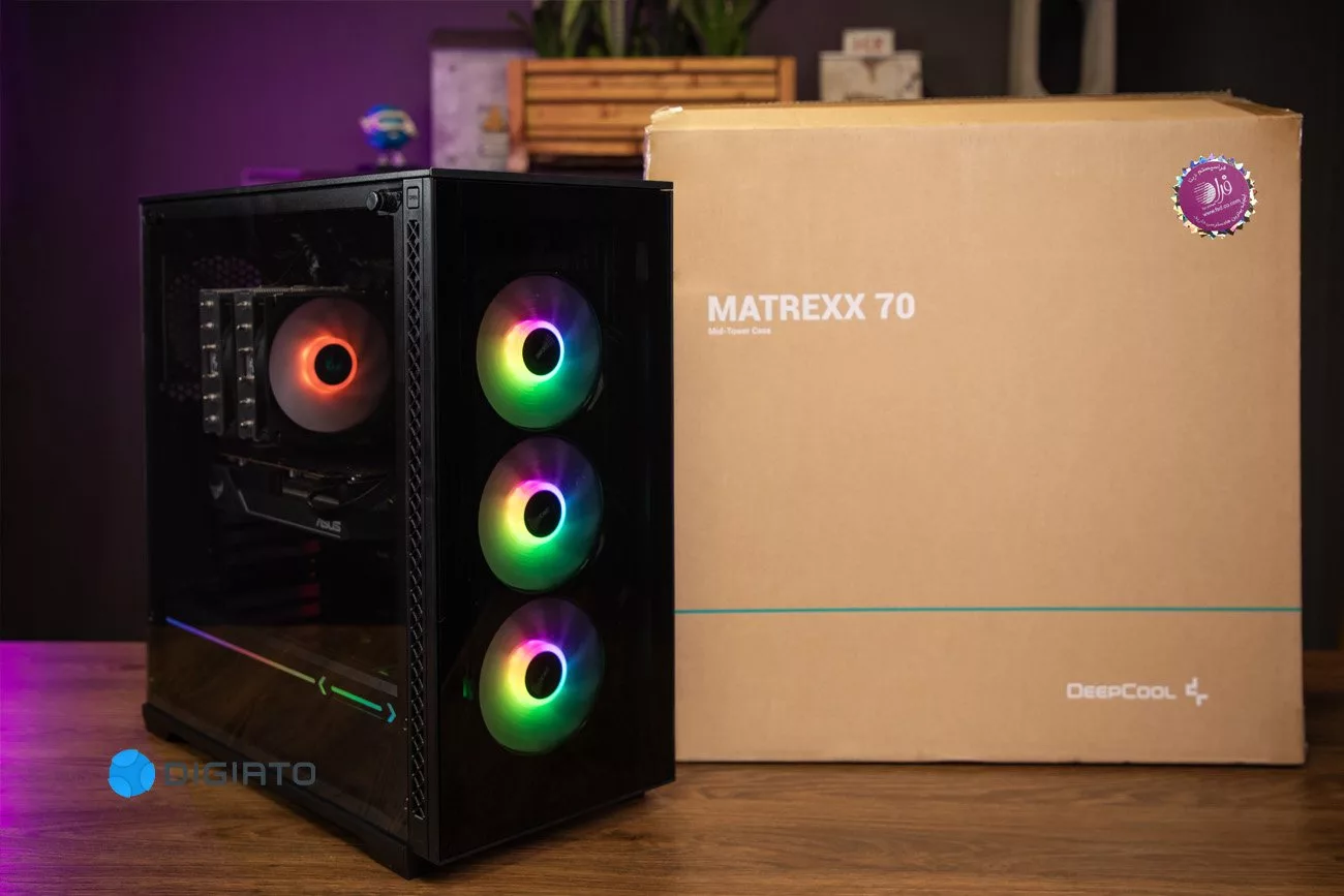 بررسی کیس گیمینگ دیپ‌کول Matrexx 70