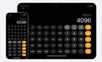 ماشین حساب آیپد