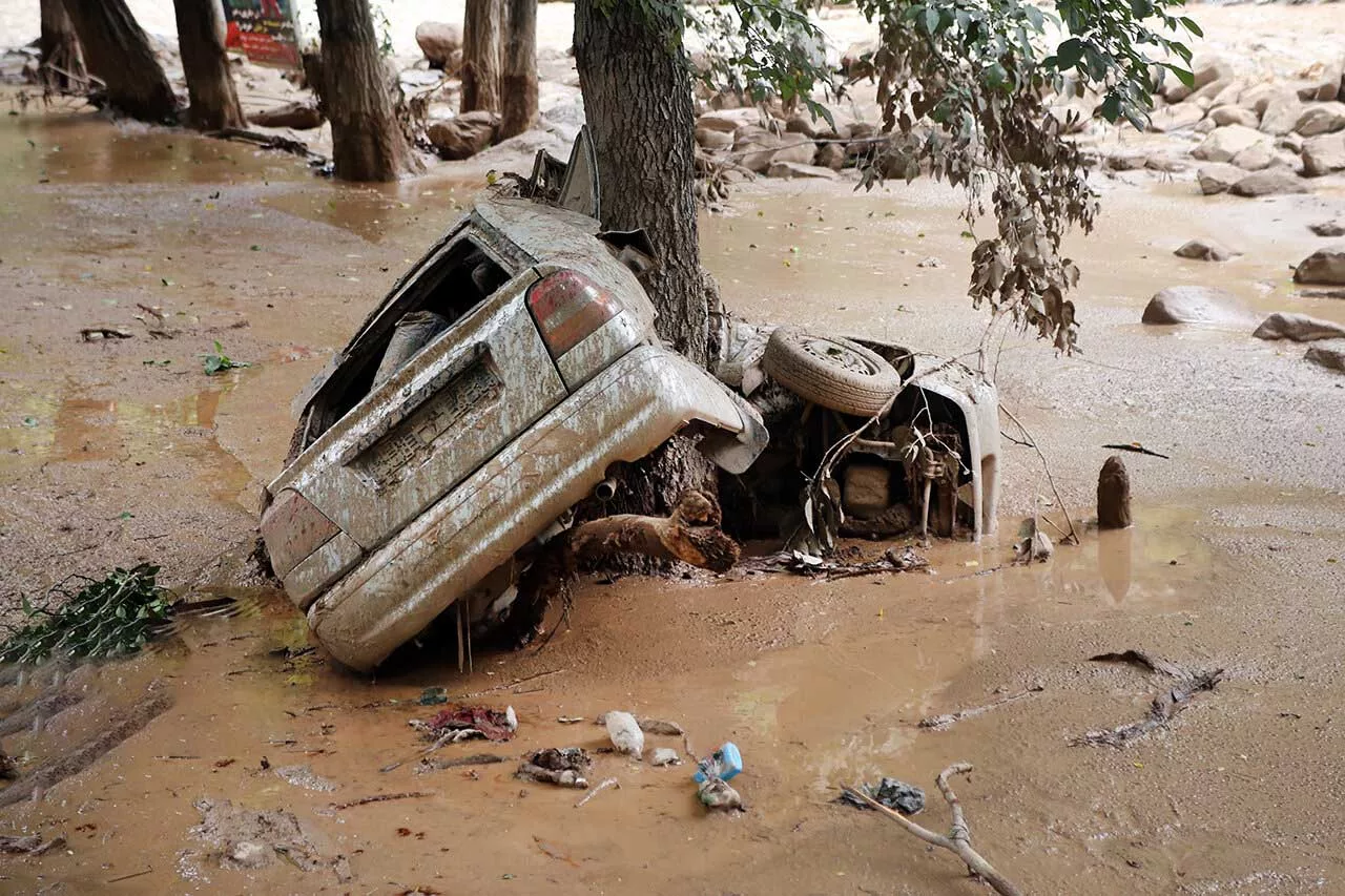 سیل جاده چالوس