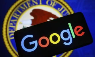 گوگل وزارت دادگستری آمریکا