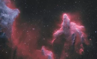 تصویر روز ناسا: اشباح کیهانی؛ راز ابرهای شبح‌وار ذات‌الکرسی