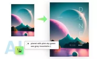 هوش مصنوعی طراحی پوستر