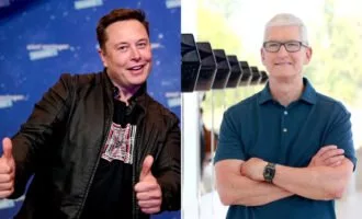 ایلان ماسک تیم کوک