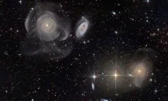 تصویر روز ناسا: صدف‌های کیهانی در صورت فلکی ماهی