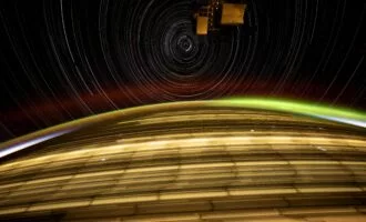 تصویر ستاره ها از ایستگاه فضایی