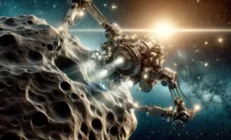 کانسپتی از استخراج فلزات از سیارک