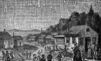 تصویر روز ناسا: طوفان شهابی بزرگ سال 1833