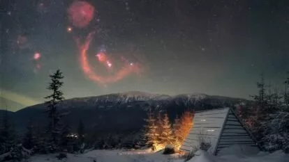 تصویر روز ناسا: شکارچی بر فراز کوه‌های لهستان