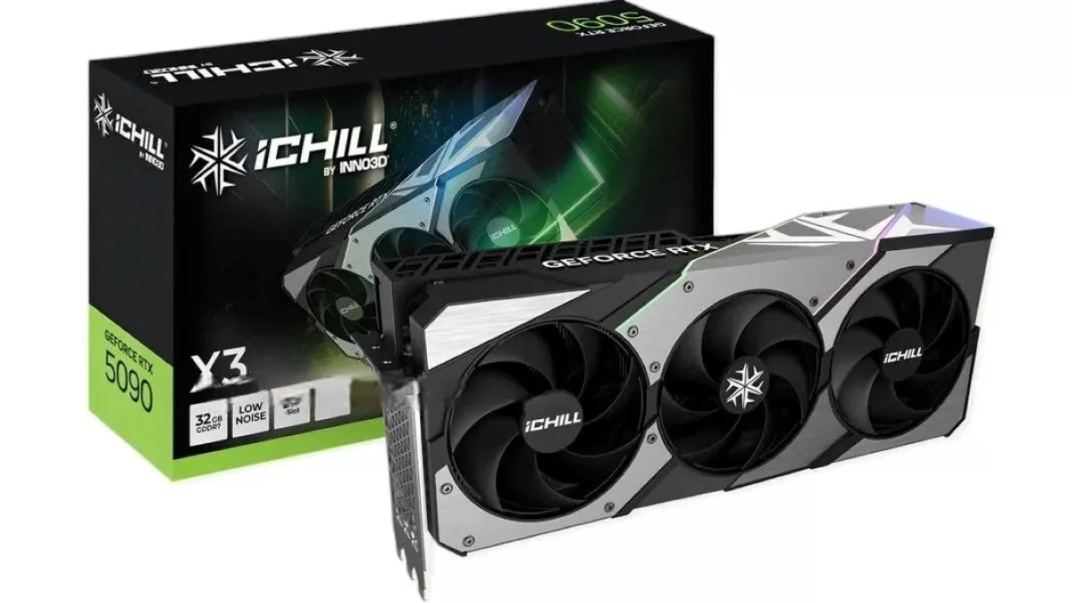 عکسی از کارت گرافیک RTX 5090
