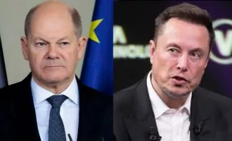 ایلان ماسک و صدراعظم آلمان