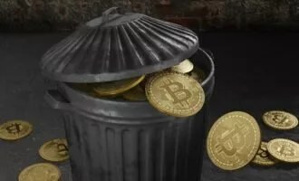 بیت‌کوین در زباله‌ها