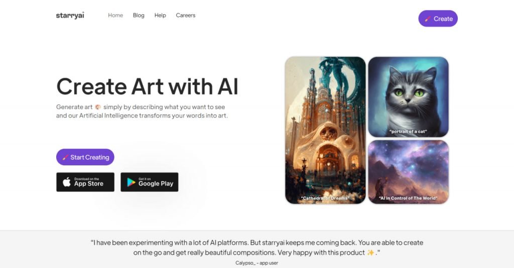 هوش مصنوعی StarryAI