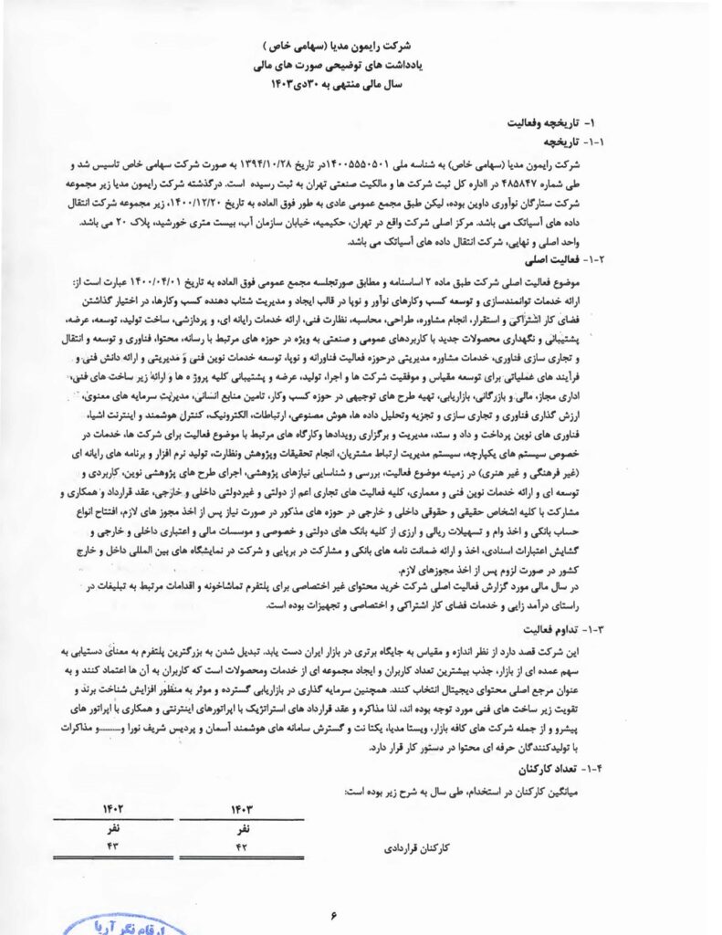 برنامه های توسعه تماشاخونه